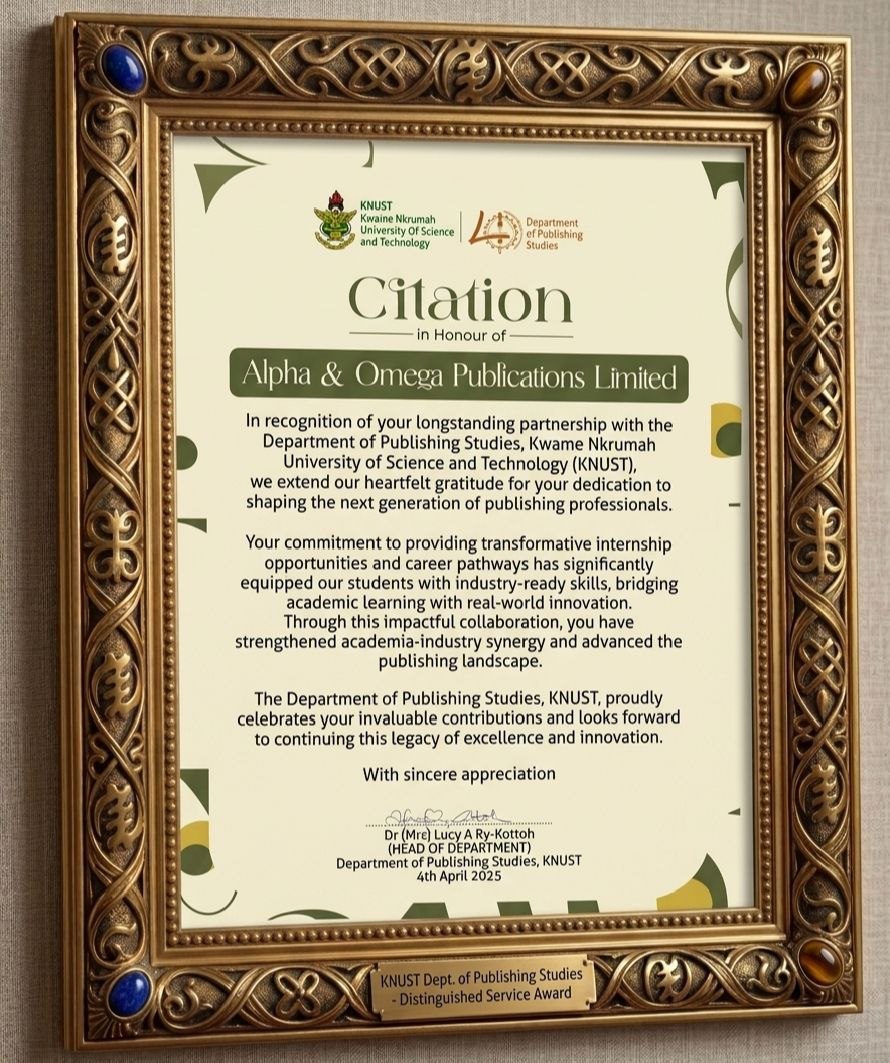 Citation of Appreciation